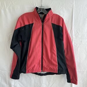 L.L. Bean block colors, windbreaker, camping, hiking jacket, back vent, size S